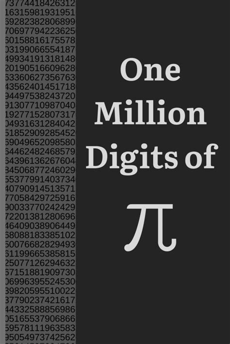 pi to 1000000 digits .